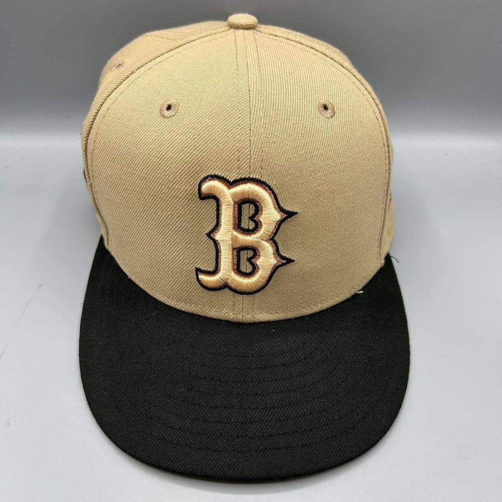 Boston Red Sox MLB Hat Men 7 1/2 Tan All Star Game 59Fifty New Era Fitted Cap